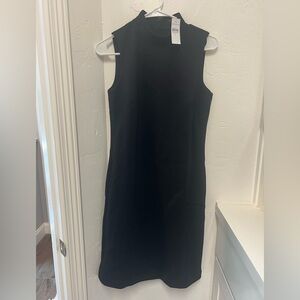 Ann Taylor Elegant Black Sleeveless Dress NWT